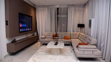 Apartamento empresarial | Área de estar