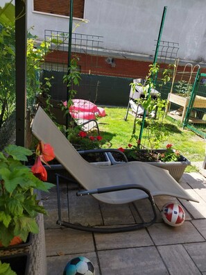 Terrace/patio - Apartment in Salò, just a stone's throw from the center (Salò)