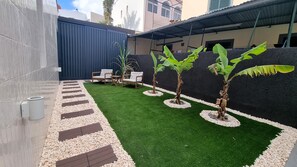 Terrace/patio - Studio apartment with patio in Câmara de Lobos | Privileged location (Câmara de Lobos)