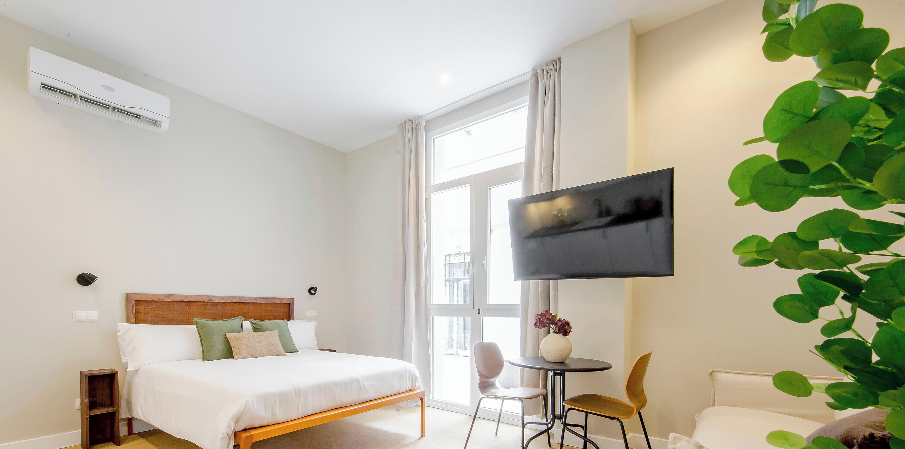 Suite estudio, vistas al patio