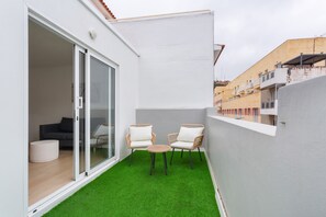 Terrace/patio - Vacation Home 'Ático Con Encanto Y Tranquilidad' with Private Terrace and Wi-Fi (Santa Cruz de Tenerife)