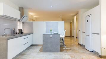 Standaard loft, uitzicht op stad | Privékeuken