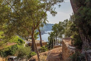 Property grounds - Villa with Sea and Mountain Views + Pool (Illes Balears)