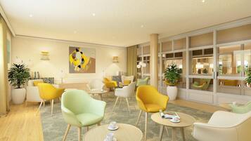 Coin salon dans le hall