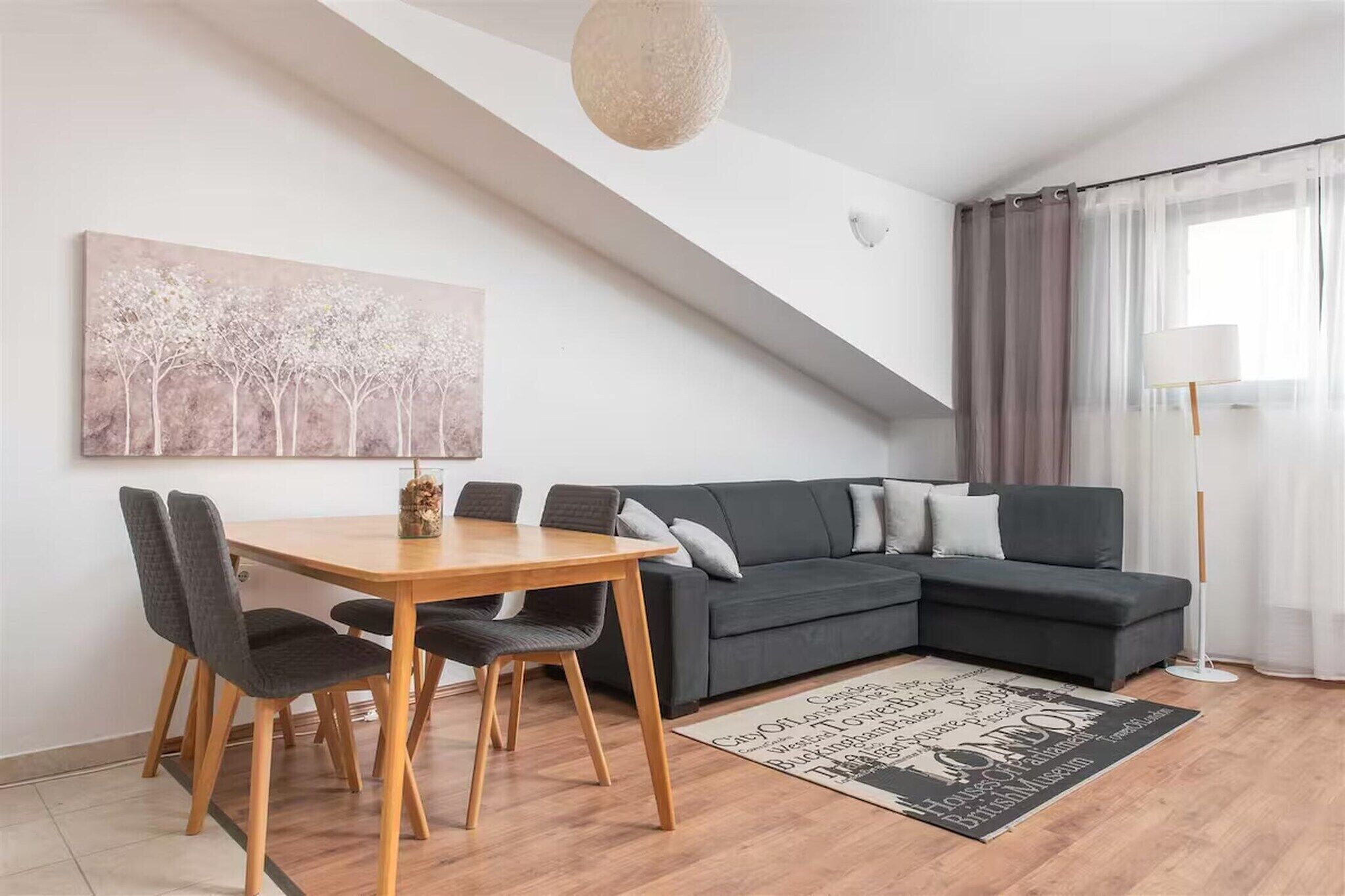 Smart TV, fireplace, table tennis
