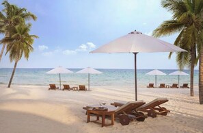 Beach nearby, white sand
