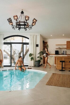 Maison Lune de Miel, 1 chambre, piscine privée, vue montagne | Piscine