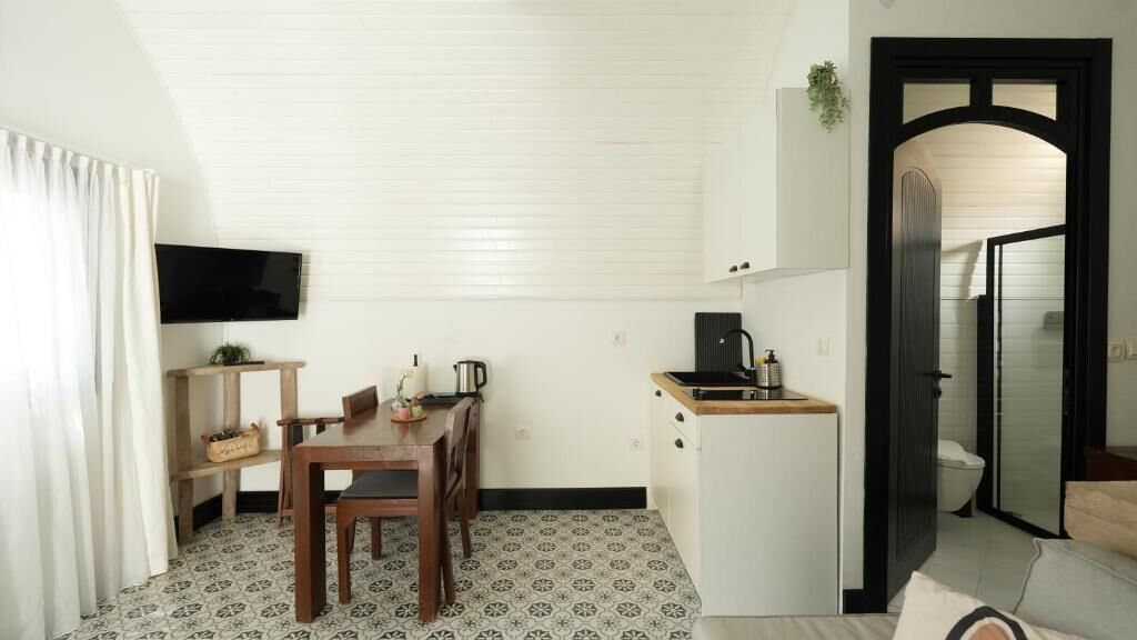 Comfort-talo, 1 makuuhuone, yksityinen uima-allas, näköala puutarhaan | Sisätilat