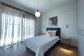 Iron/ironing board, bed sheets - Athenean Oasis In Ellinikon-C1 (Elliniko)