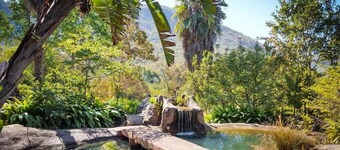 자연 한가운데 있는 프리 스탠딩 하우스