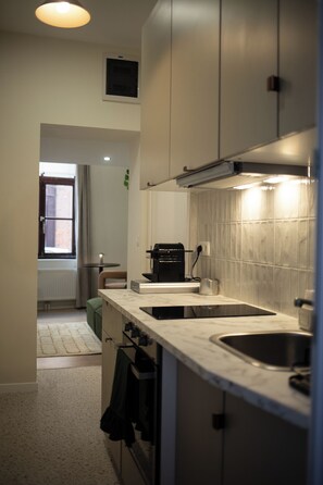 Private kitchen - Charmant studio avec mezzanine & Terasse (Bruxelles)