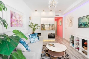 Living area - Neptuno 501 - a designer dreams loft (Marbella)