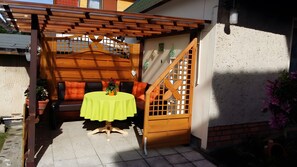 Outdoor dining - Holiday Apartment for 2 People (42 m²) in Wernigerode (Wernigerode)