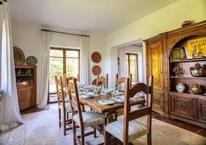 Dining - Exclusive villa in Sabina with a view and a pool (Magliano Salvina)
