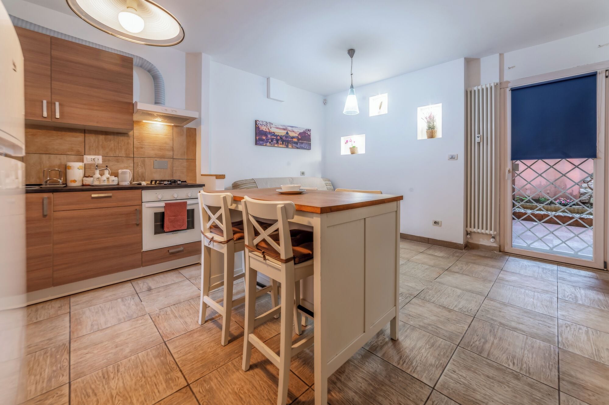 Condo, vista para o jardim | Cozinha privada