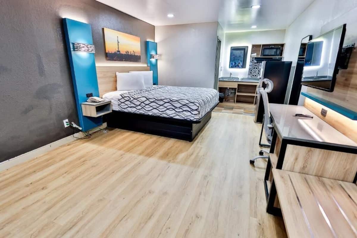 双人房, 2 张大床, 简易厨房