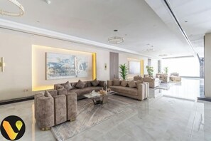 Lobby sitting area - Vogue | Hera Tower Sports City near First Avenue Mall (Dubai)