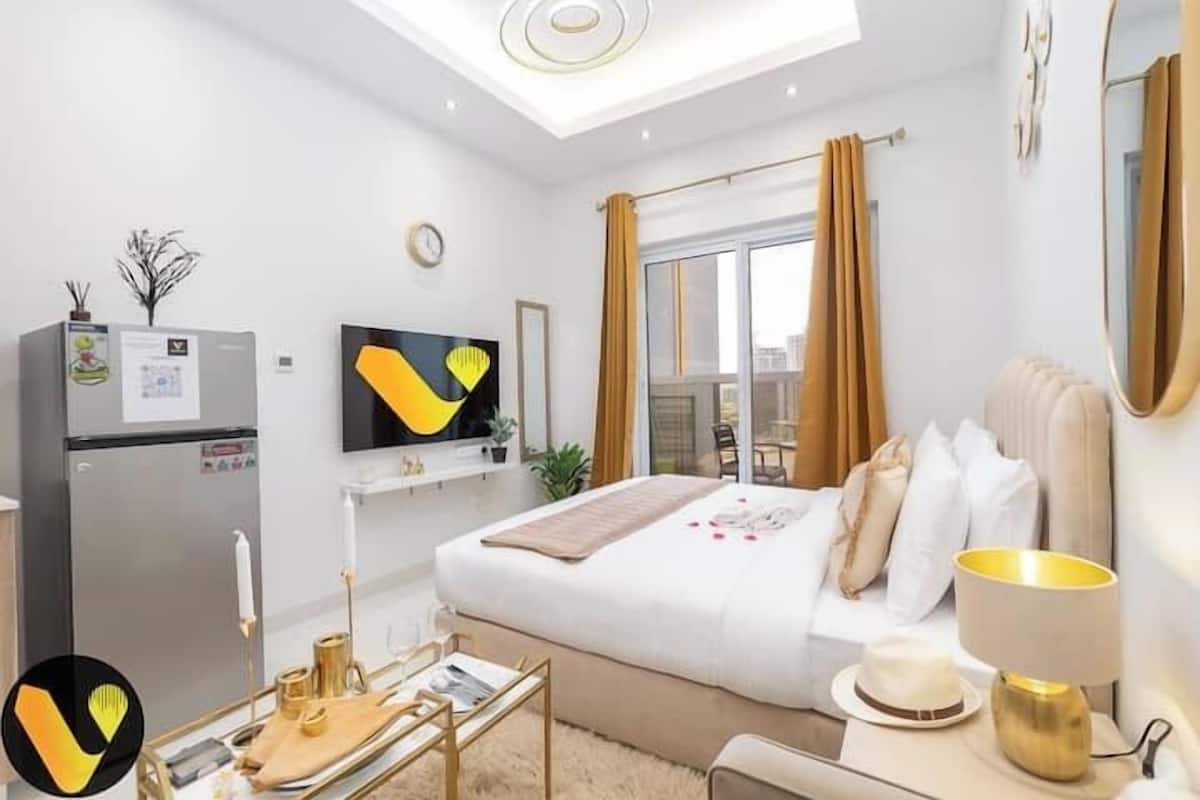 Studio Cao cấp, ban công, quang cảnh thành phố