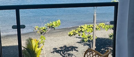 Blick vom Balkon