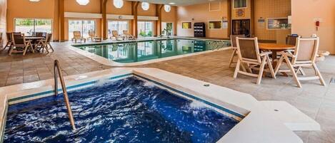 Indoor pool, outdoor pool