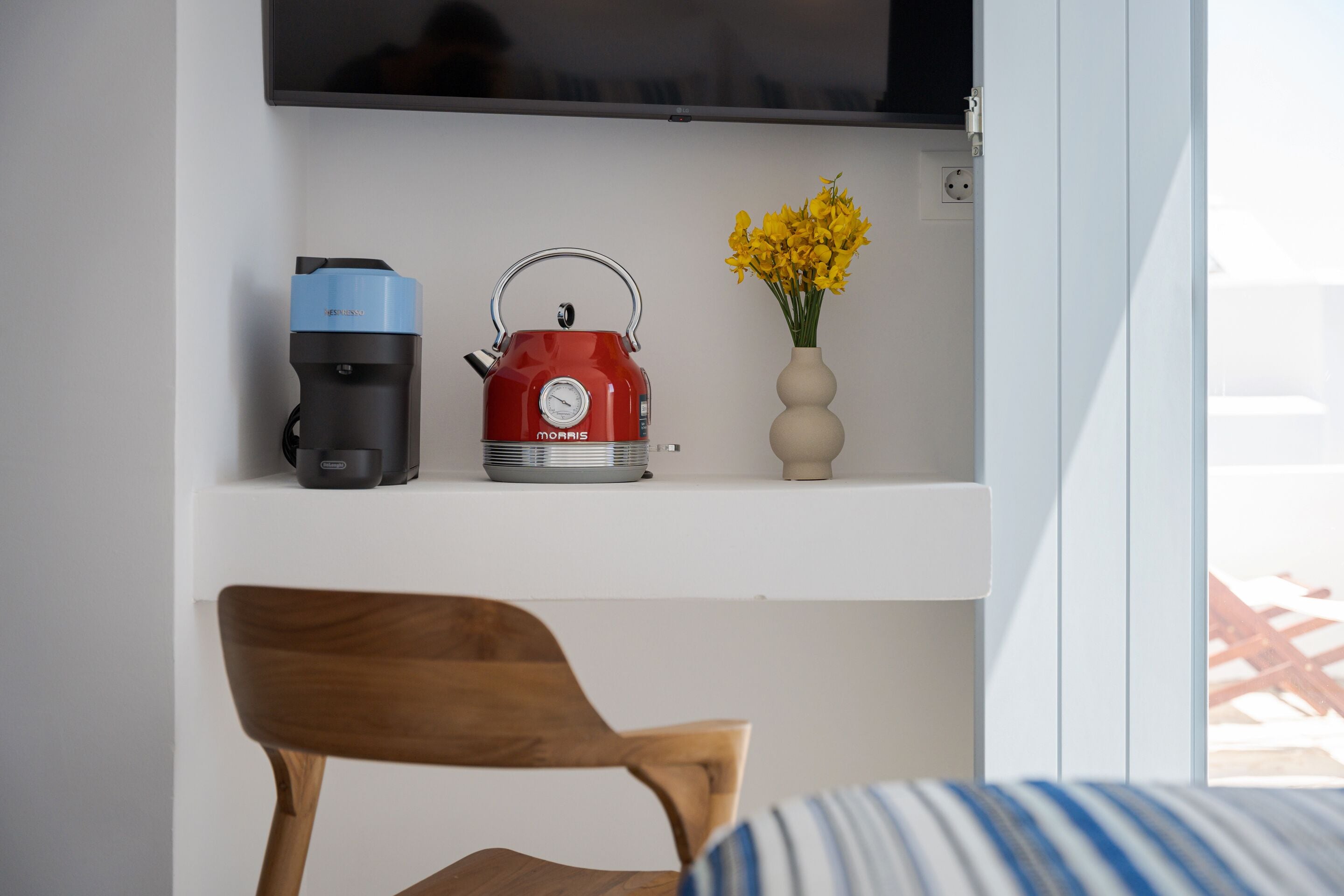 Chambre Double, vue mer | Draps en coton égyptien, literie de qualité supérieure