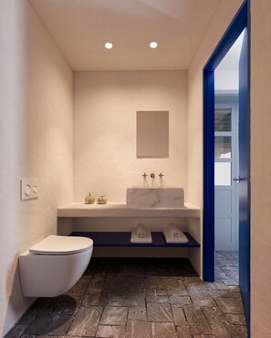 Triple Room, Balcony | Bathroom - Soleil Hotel Paros (Drios)
