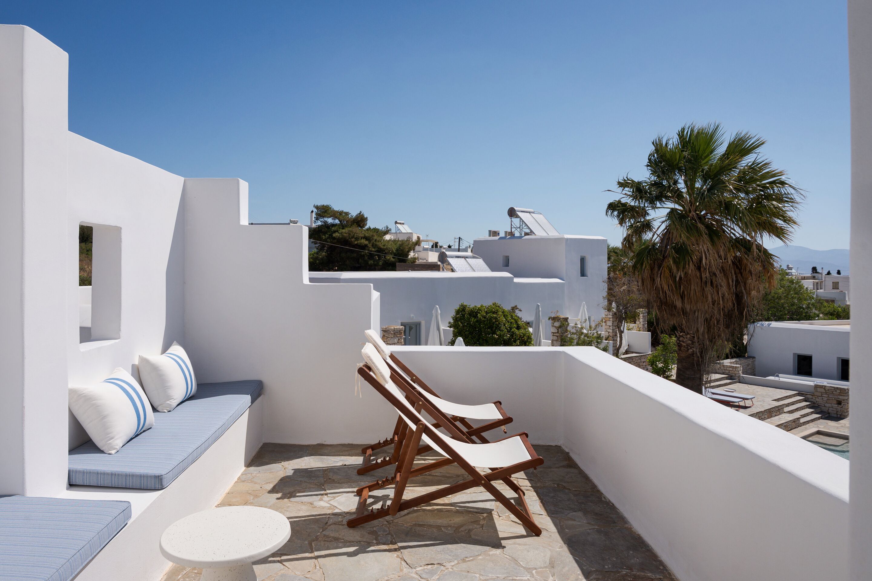 Habitación doble, vista al mar | Balcón