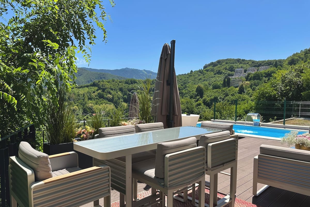 Executive-huvila, vuoristonäköala | Terassi/patio