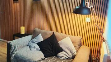 Condo, Non Smoking, Private Bathroom | Living area | TV