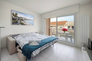 1 bedroom, iron/ironing board, free WiFi, bed sheets - FRGK Gallieni Quiet terrace (Cannes)