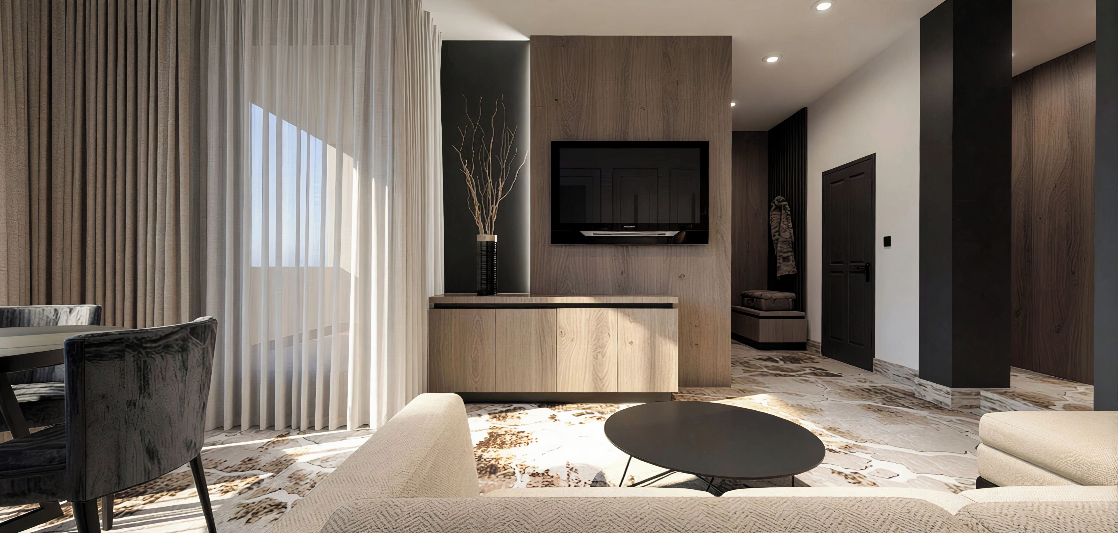 Suite, 1 Bedroom, Terrace | Living area