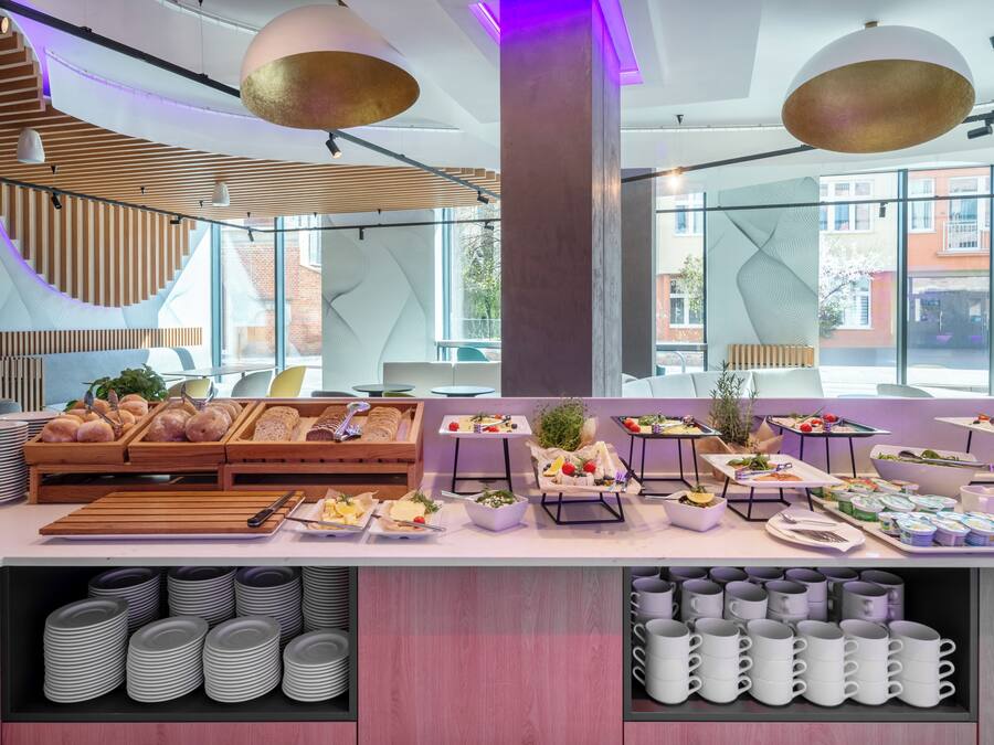 Daily buffet breakfast for a fee