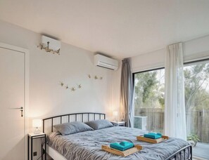 1 bedroom, iron/ironing board, free WiFi, bed sheets - FRGK Tamaris Apartment Antibes Terrace, AC & Ultra (Antibes)