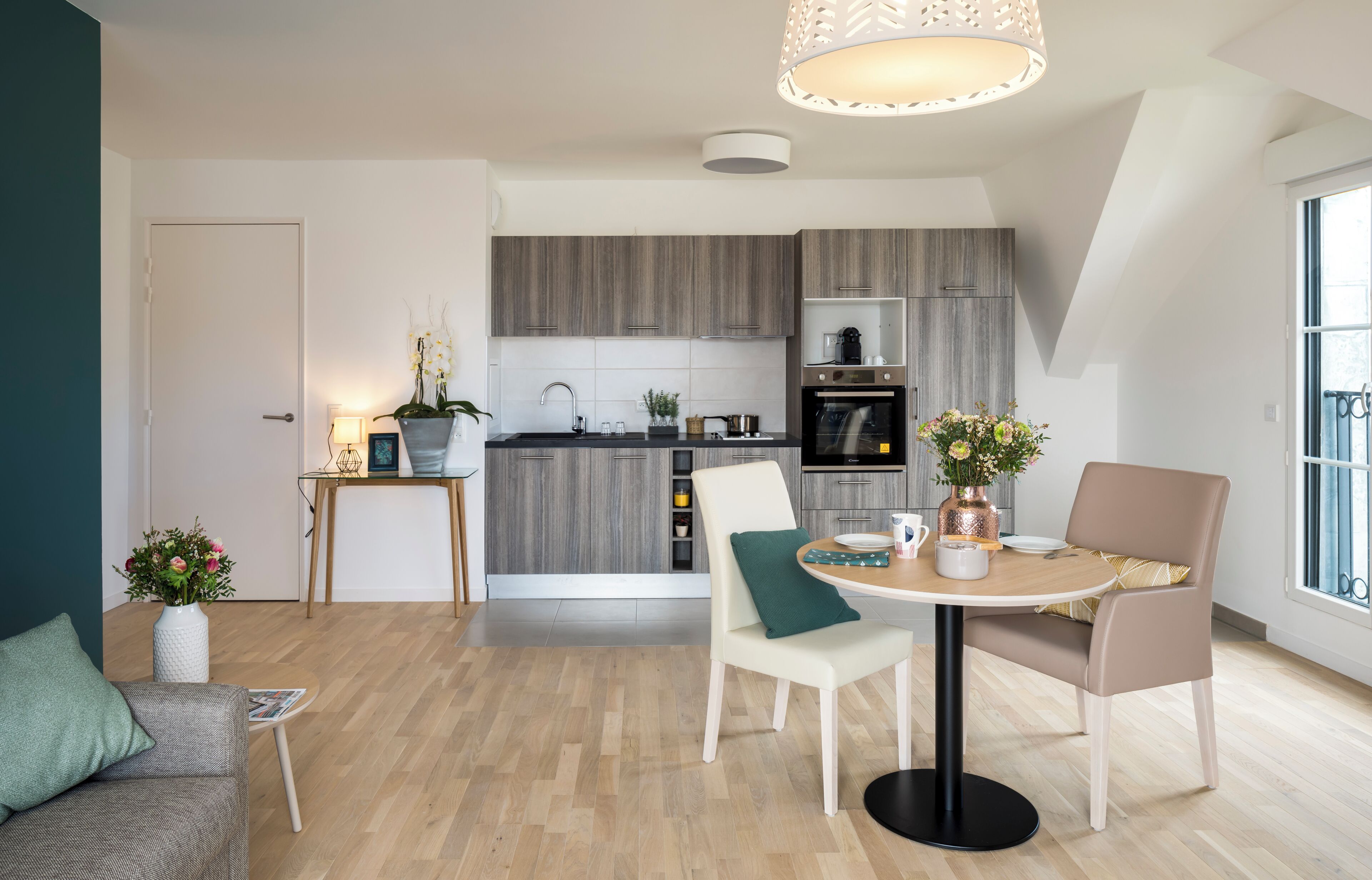 Appartement Deluxe, 1 chambre | Cuisine privée | Machine à expresso, bouilloire électrique