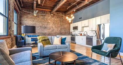 Modern Industrial Loft | Walk Anywhere Downtown