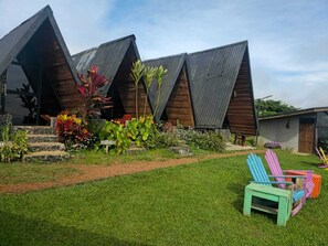 Property grounds - Valhalla cabin with jacuzzi, fireplace and mountain view (Angeles Sur)