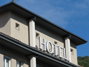 Voorkant van accommodatie