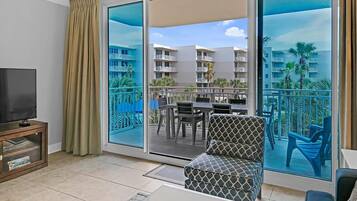 Appartement, 1 kingsize bed met slaapbank (Waterscape 428-B) | Woonruimte