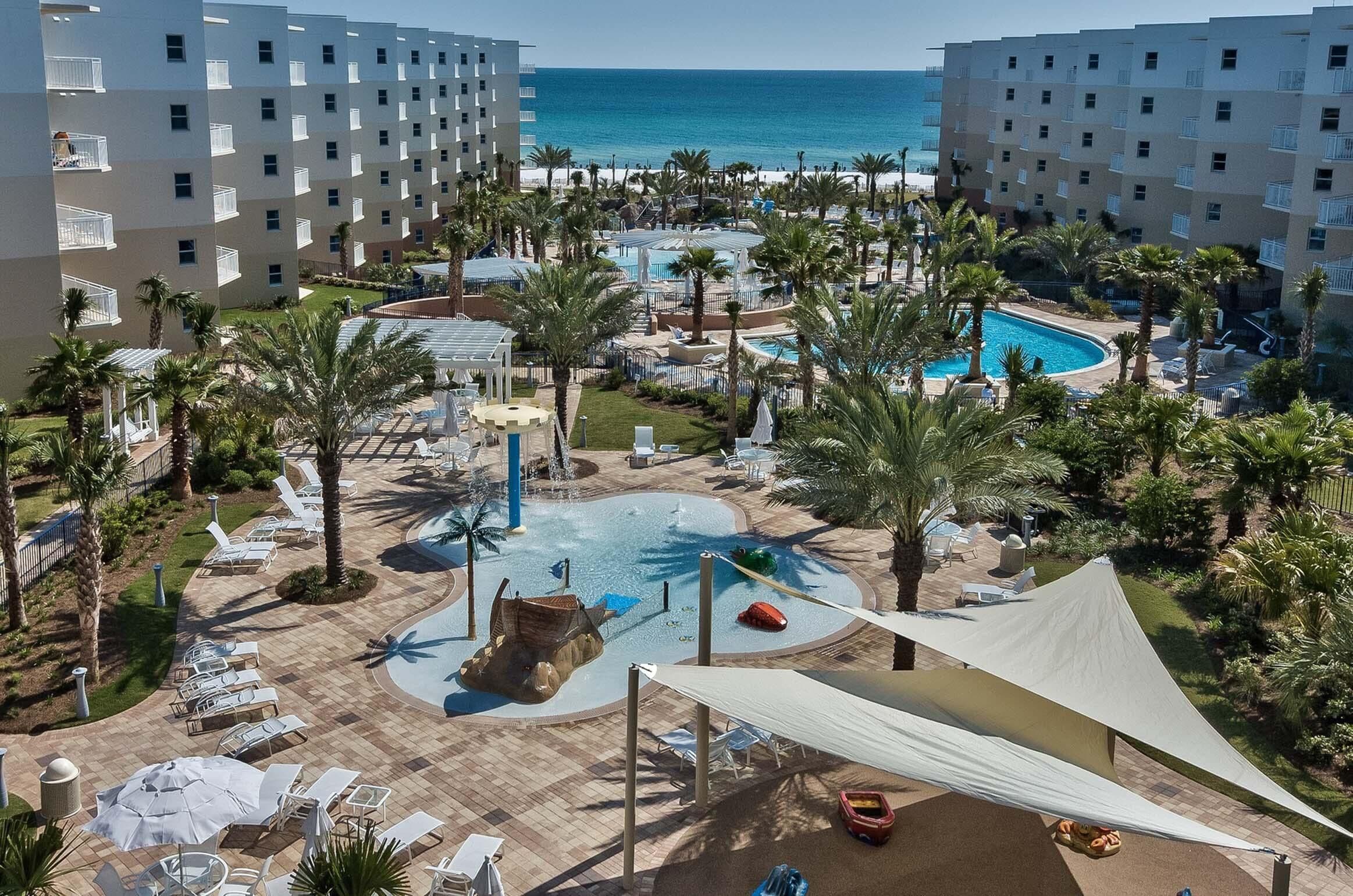 Appart'hôtel, 1 très grand lit et 1 canapé-lit (Waterscape 428-B) | Piscine