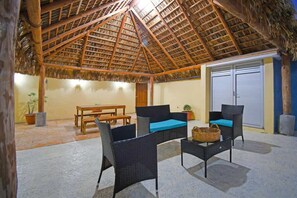 Terrace/patio - Condo Pool Palapa Lounge Free Parking Onsite (La Paz)