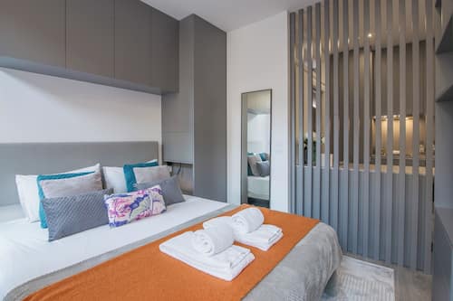 Comfort-Studio, Stadtblick | Schallisolierte Zimmer, Bügeleisen/Bügelbrett, kostenloses WLAN