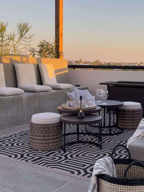 Terrace/patio - Private pool rooftop and BBQ, Malecon 5 min walk (La Paz)