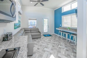 Deluxe Cottage, Multiple Beds, Mountain View | Living area - Luray RV Resort on Shenandoah River (Luray)