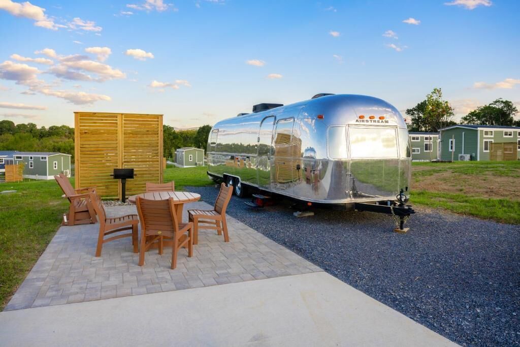 Mobile Home, Mountain View | Outdoor dining