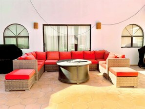 Terrace/patio - Quiet Bungalow near Beach Barefoot Bungalow 3 (Las Conchas)