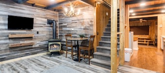 Rustic cabins in the pines 2 cabins sleeps 14