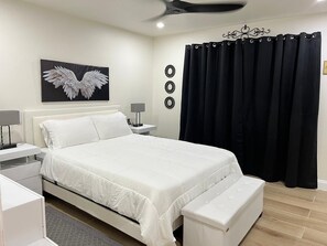 2 Schlafzimmer, Bügeleisen/Bügelbrett, kostenloses WLAN, Bettwäsche