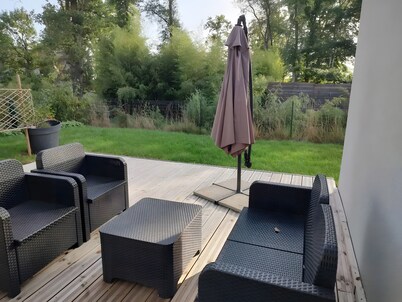 Holiday Home 'Logis Des 2 Chênes' with Private Terrace, Private Garden and Wi-Fi