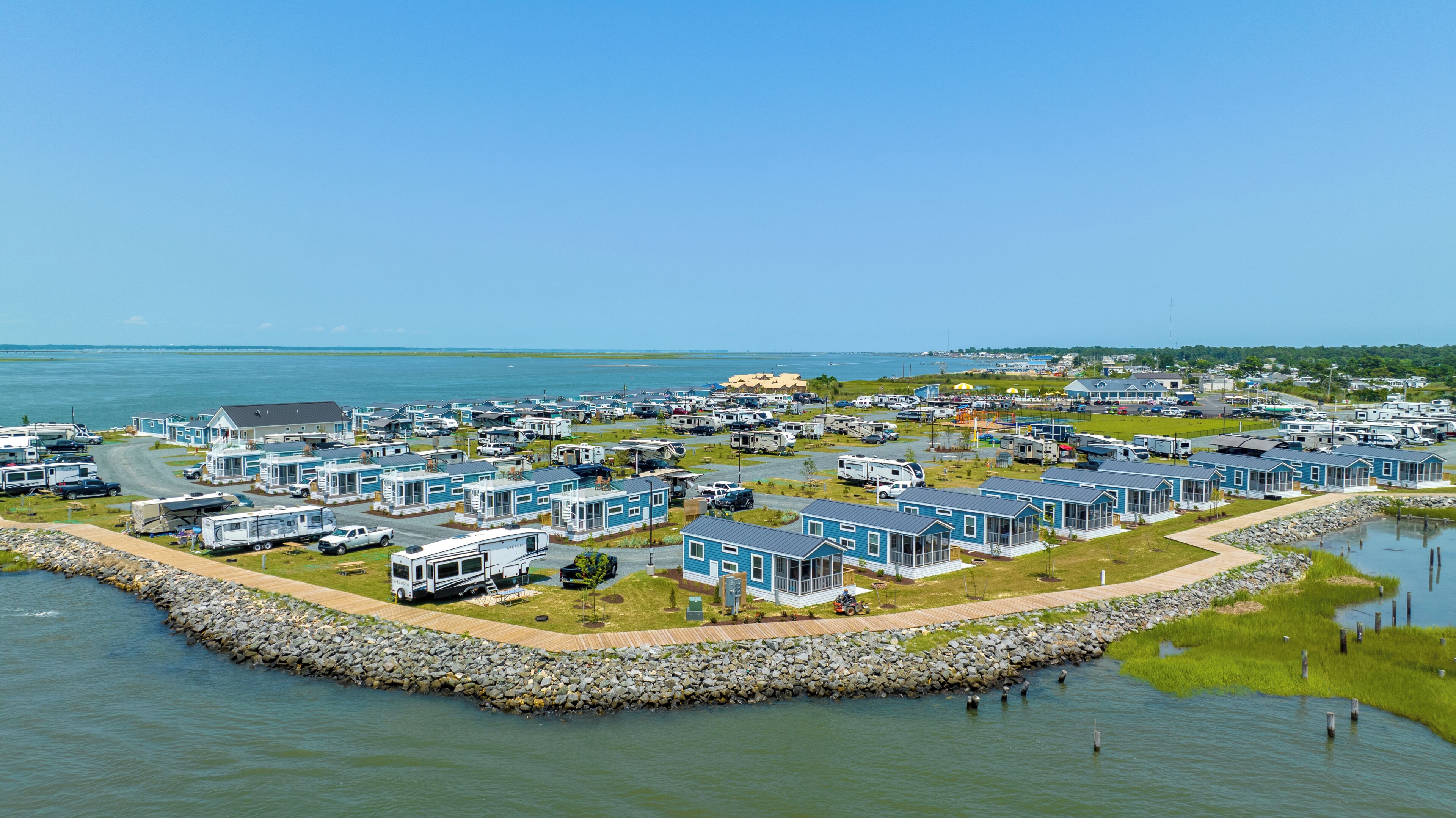 منظر من الجو على ارتفاع عالٍ