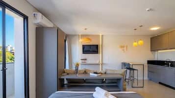 Basic Apartment | 2 bedrooms, premium bedding, blackout curtains, free WiFi